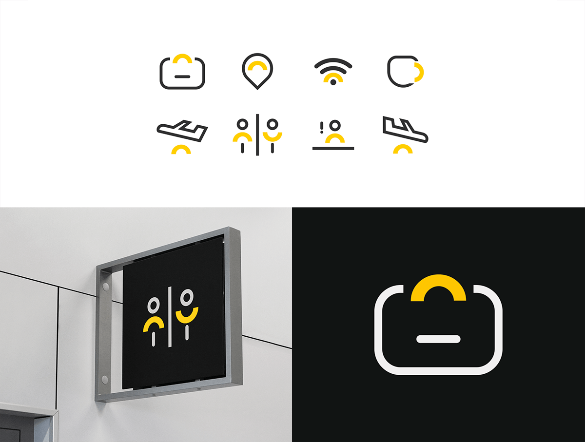 identity Logotype brand airline wordmark guideline animation  sketches visual identity branding guide