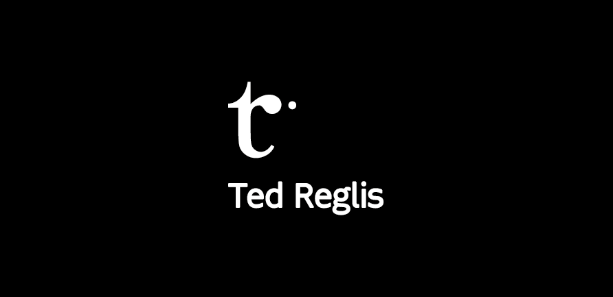 TED reglis logo monochrome symbol lettering Composer