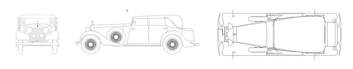 rolls royce car model 3d 3D modeling c4d cinema 4d Render design short animation UnitedNude