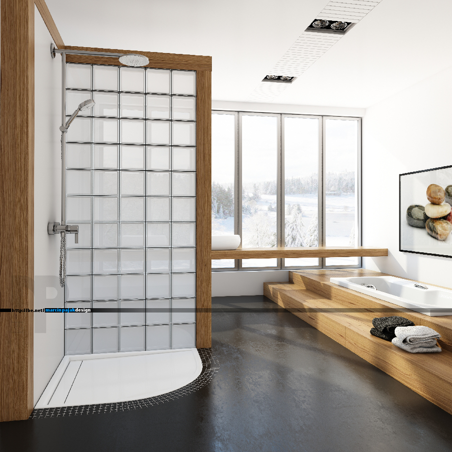 3D Vizualization 3d design bathrooms Interior Marcin Pająk