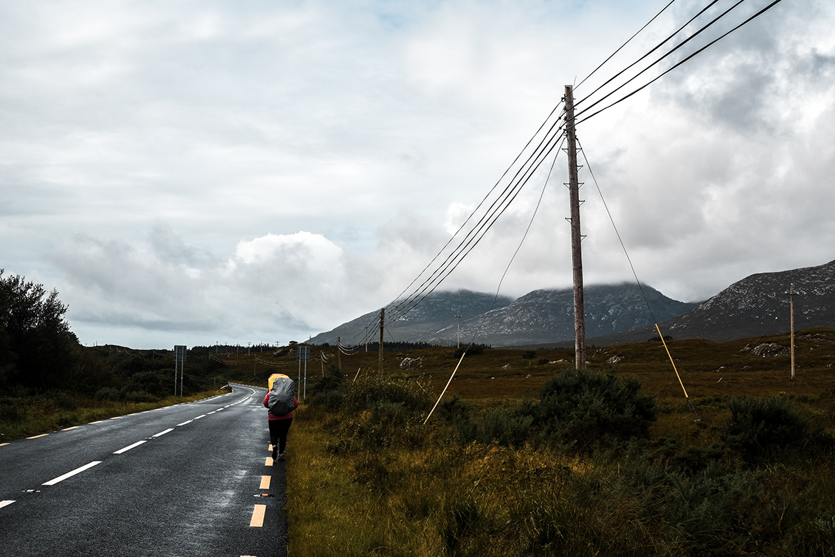 Outdoor adventure Backpacking Travel Nikon DJI inspire Ireland iceland Connemara