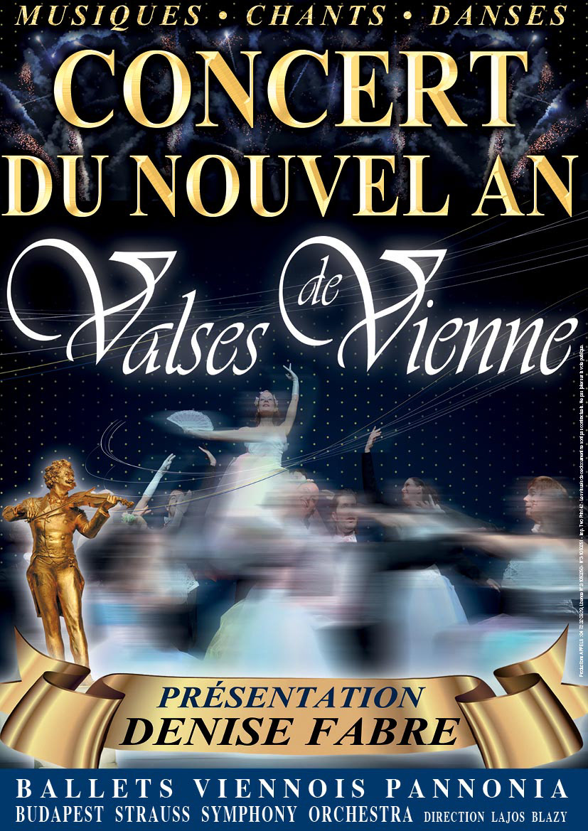 valse valses Vienne spectacle france tournée Show strauss affiche flyer tract danse Chant Musique axelben