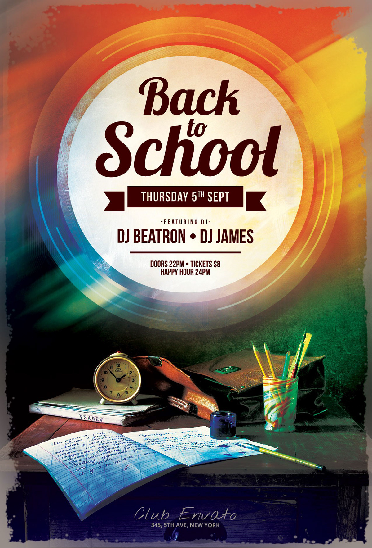 BACK 2 SCHOOL back to school back to school party classroom college flyer flyer template graphic design  Poster Design school flyer