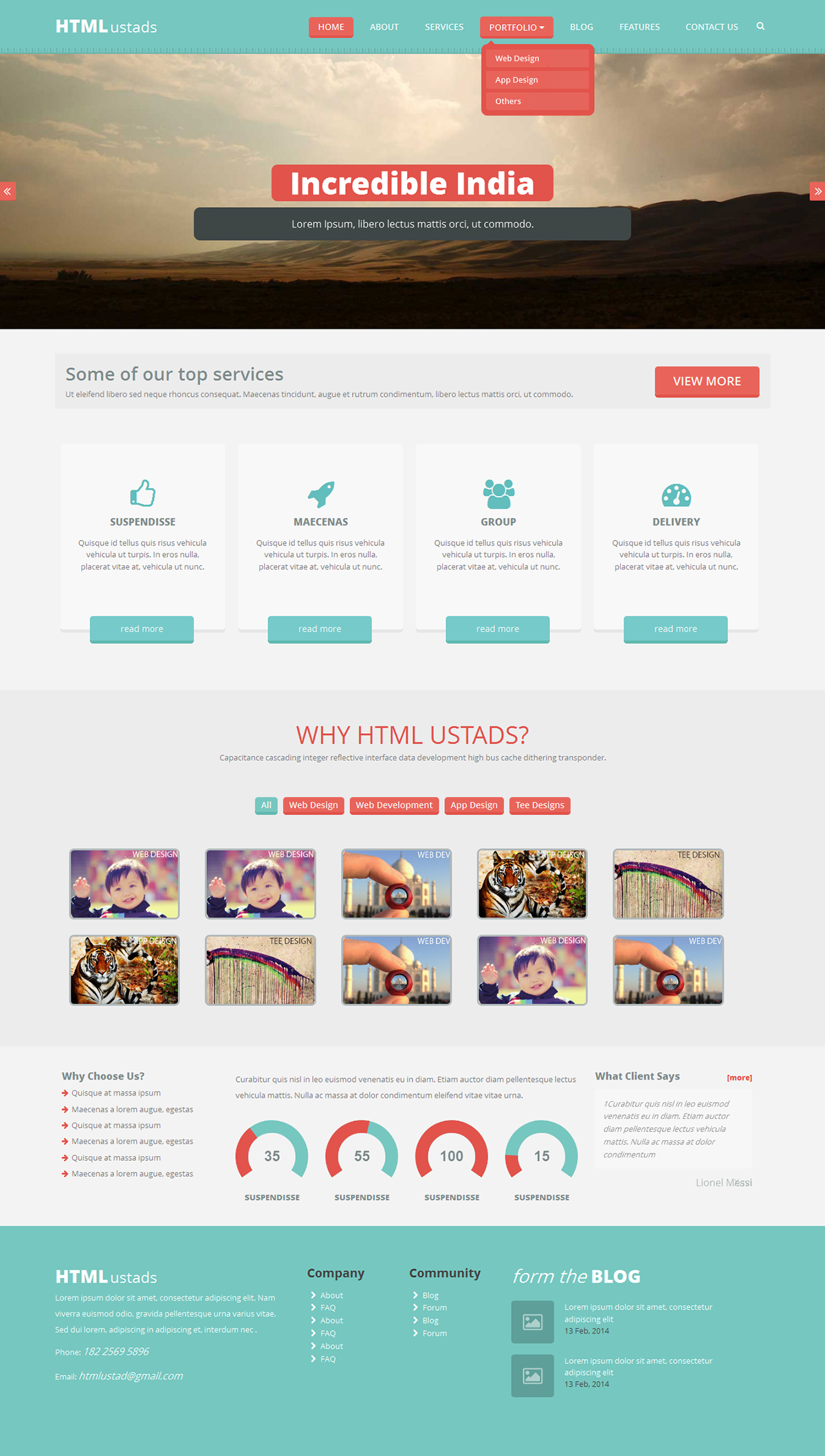 Responsive One Page html5 css3 Responsive free download for free Website for Commercial commercial use