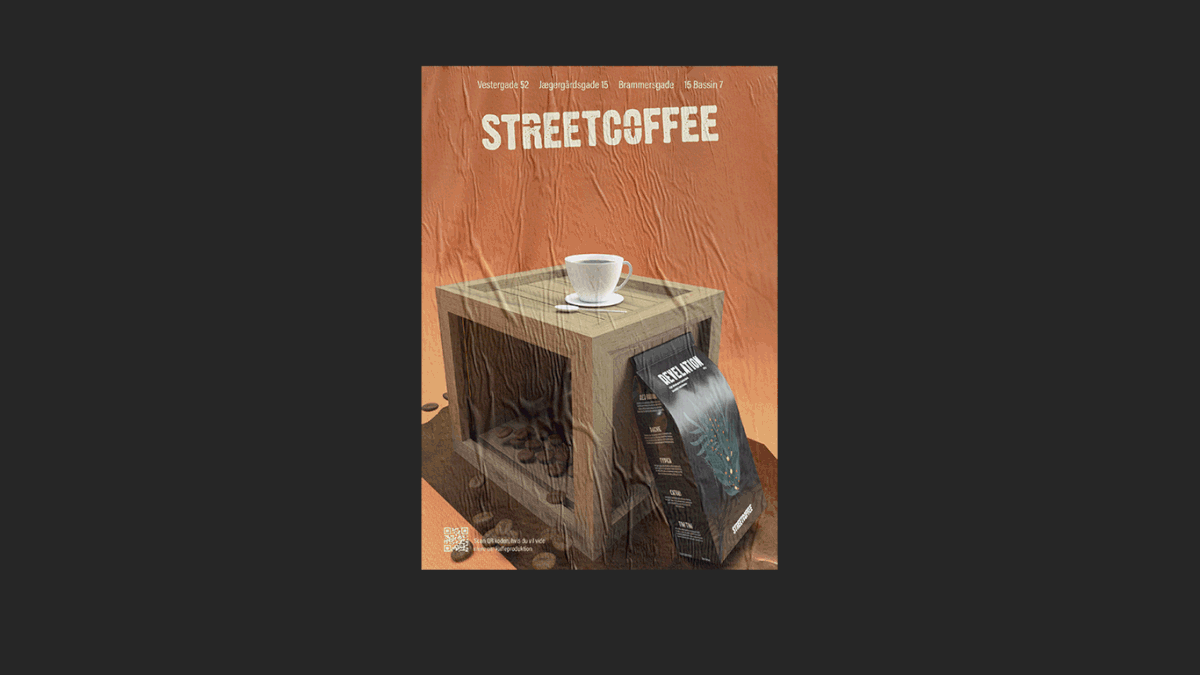 Coffee coffeepackaging dimentions AR augmentedreality 3D setdesign commercial poster virtual