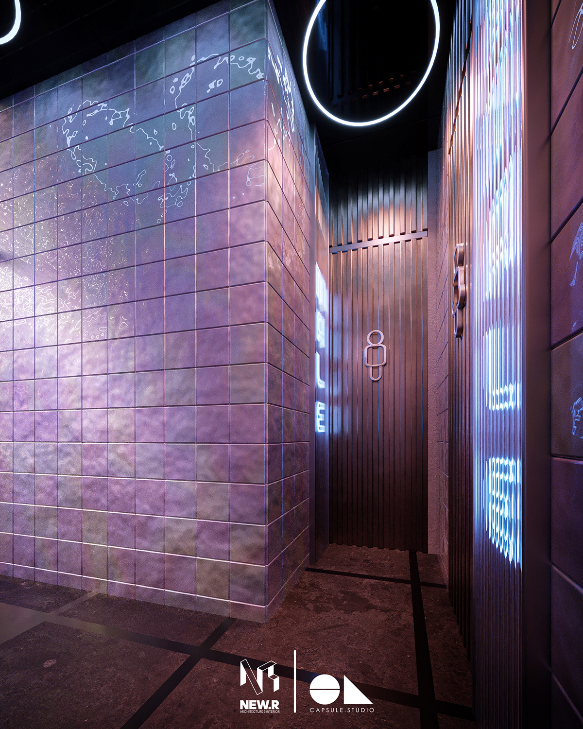 club Nightlife nightclub DANCE   visualization interior design  3ds max CGI bar dj