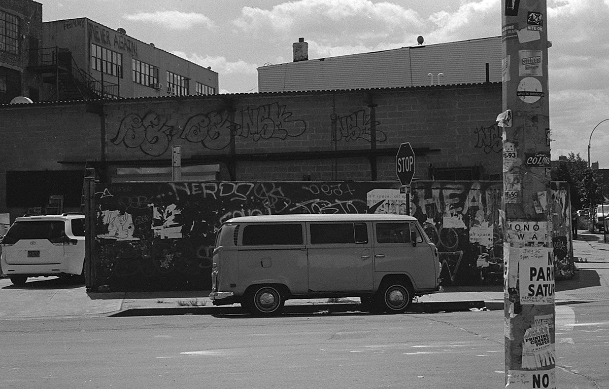Brooklyn 35mm film photography analog Bushwick black and white