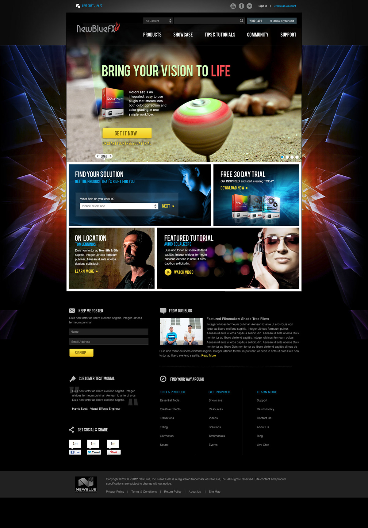 Web  Visual Design  art direction  software 