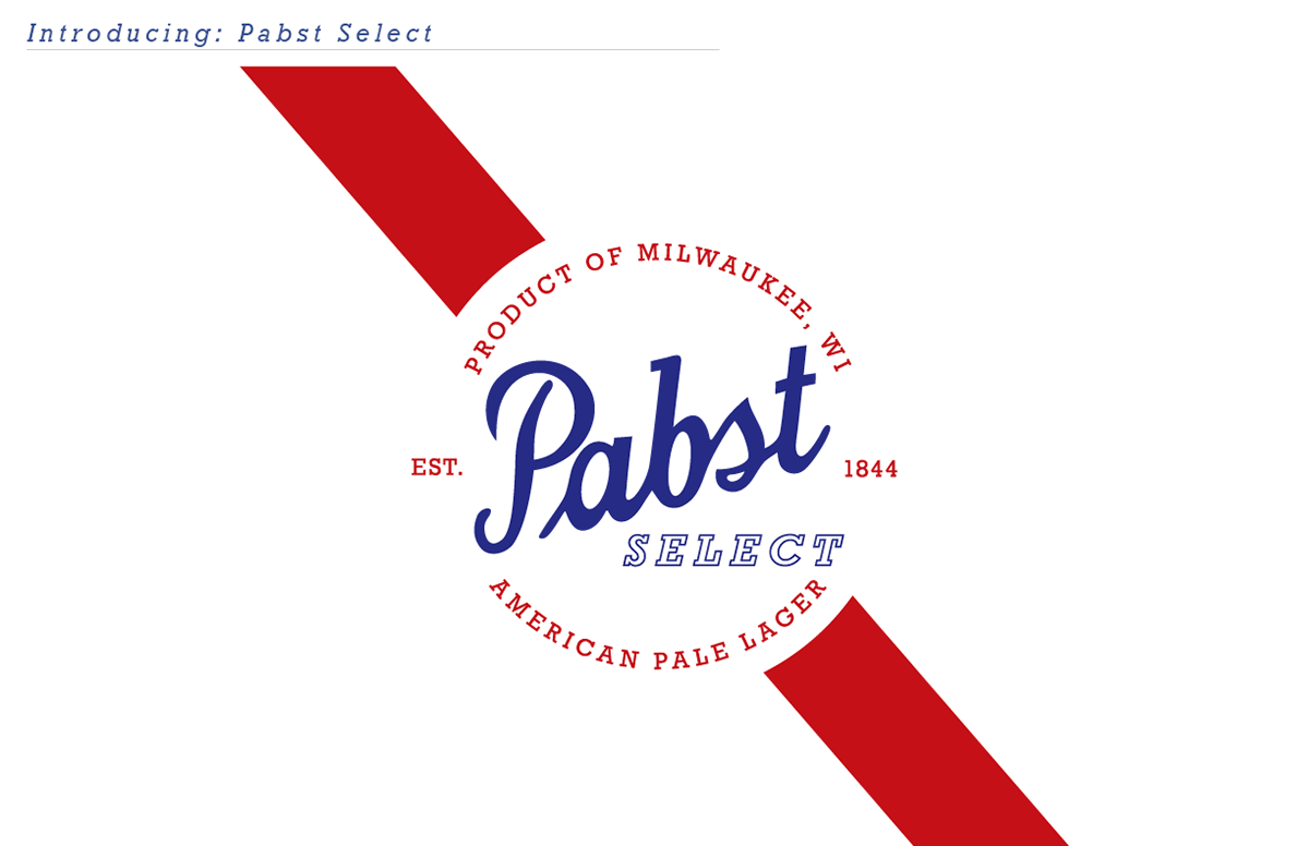 pabst beer Rebrand brand extension