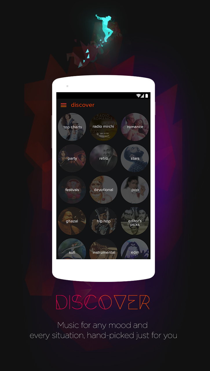 gaana Bollywood hollywood music app Music Player app android ios iphone iphone 6 iphone 6 plus