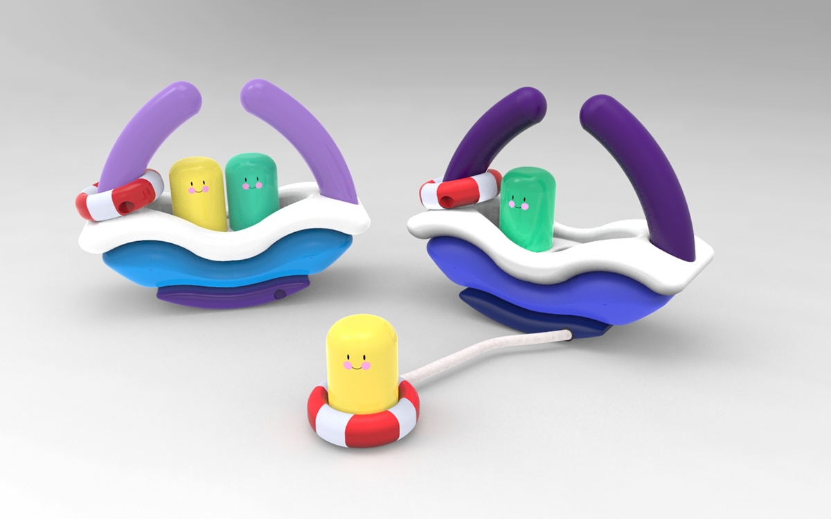 SCAD toy Sensory Toy bath toy kinetic design