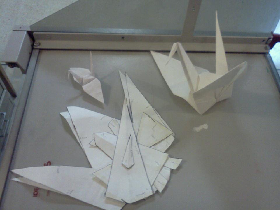 metal sculpting origami  metal