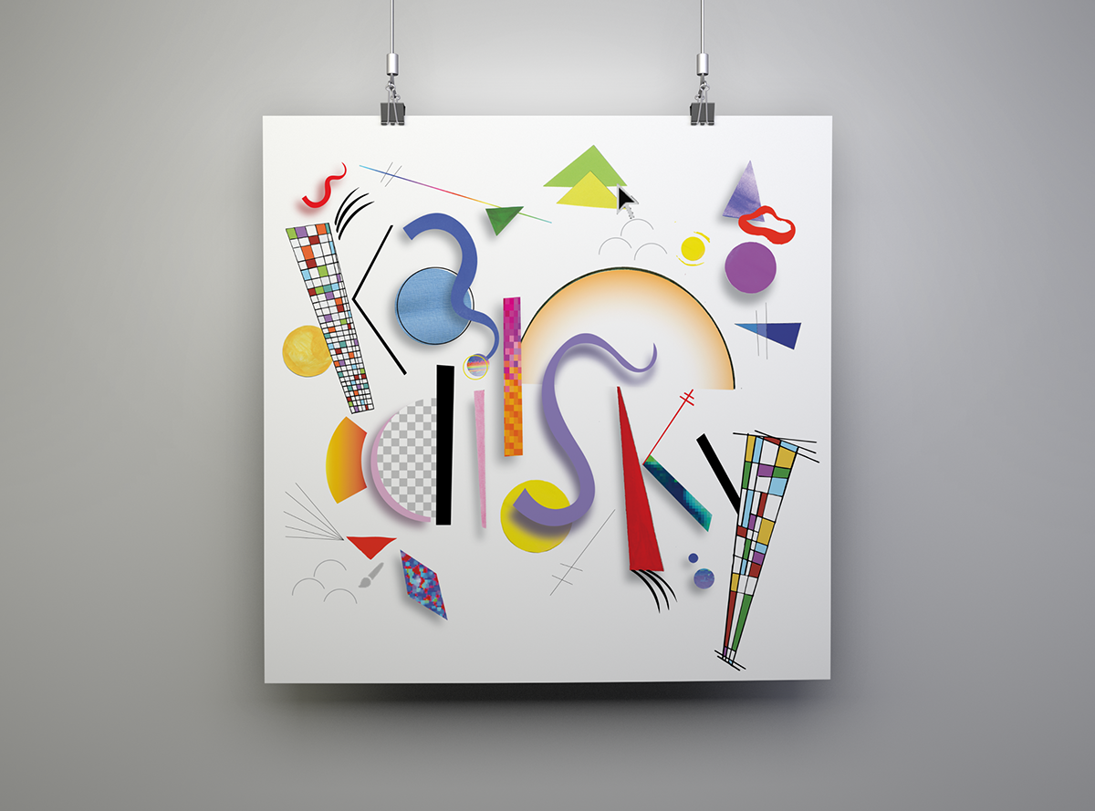 typography   kandinsky Experimental Typography letterforms Typeface experimental