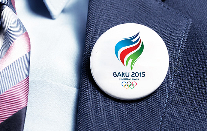 baku baku2015 Olympics game sport logo azerbaijan knyaz concept ilhamaliyev Sharapova design flag flame