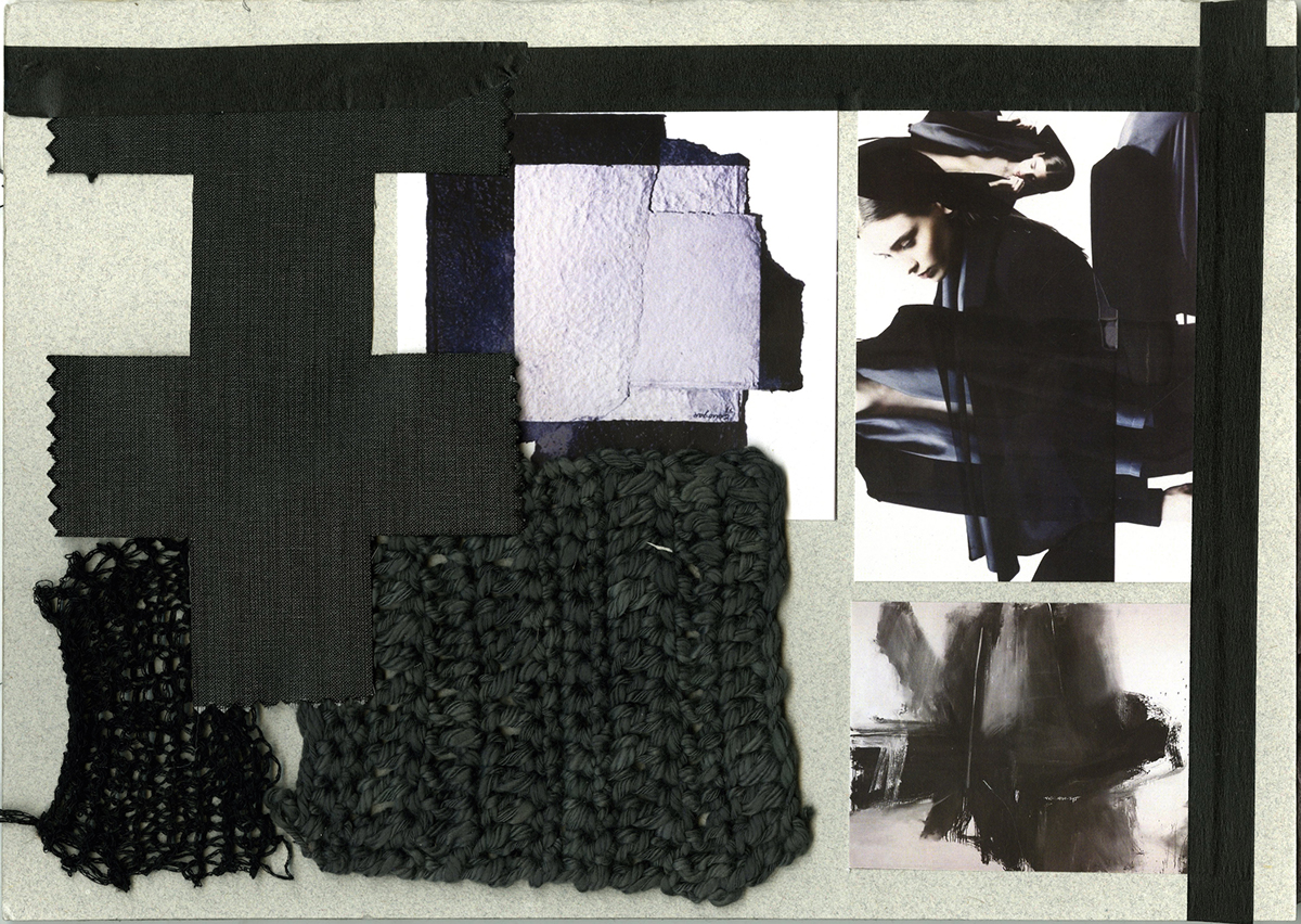 SCAD Menswear print Textiles Flats Process Book