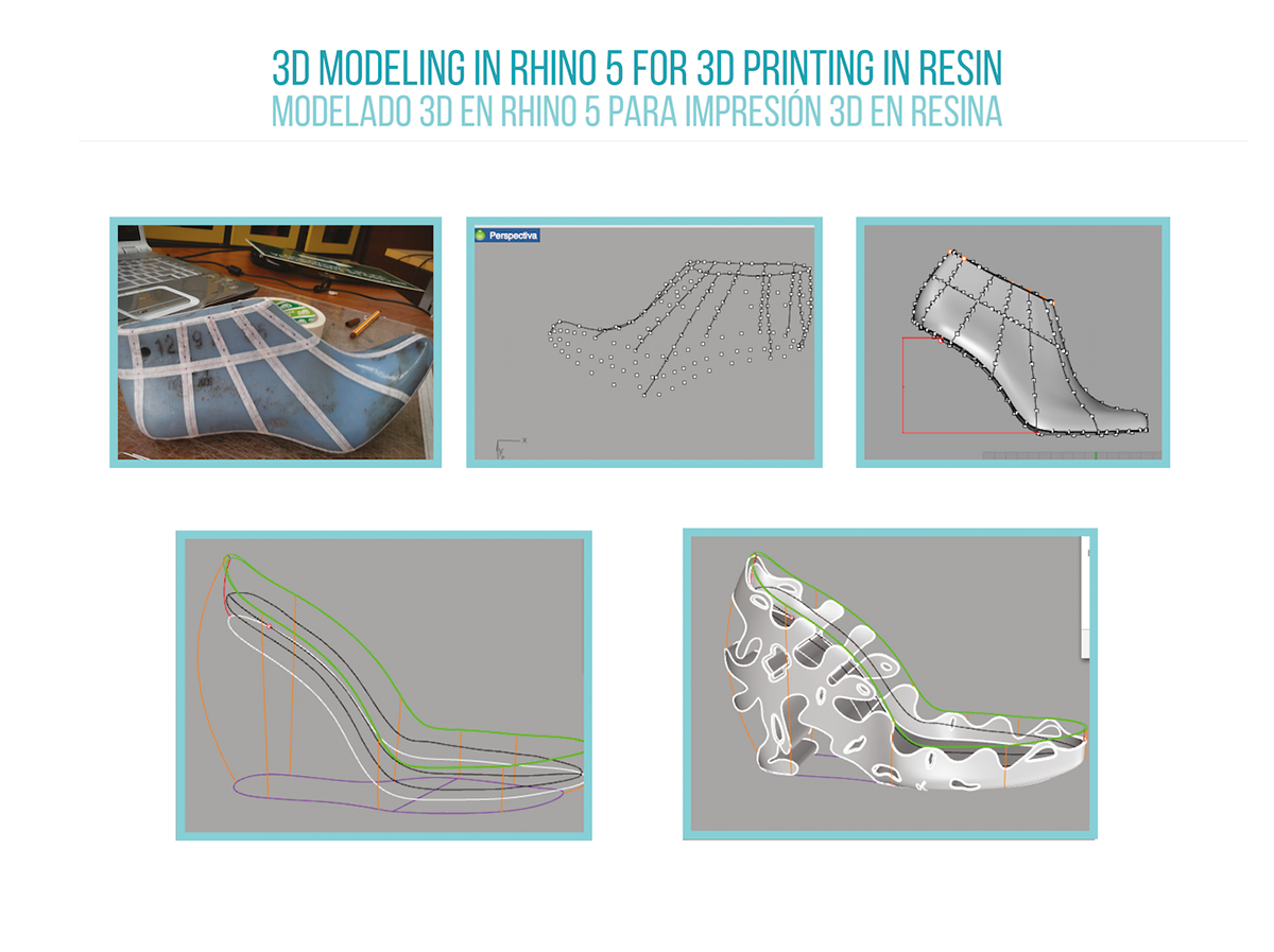 footwear product 3d printing Rhino