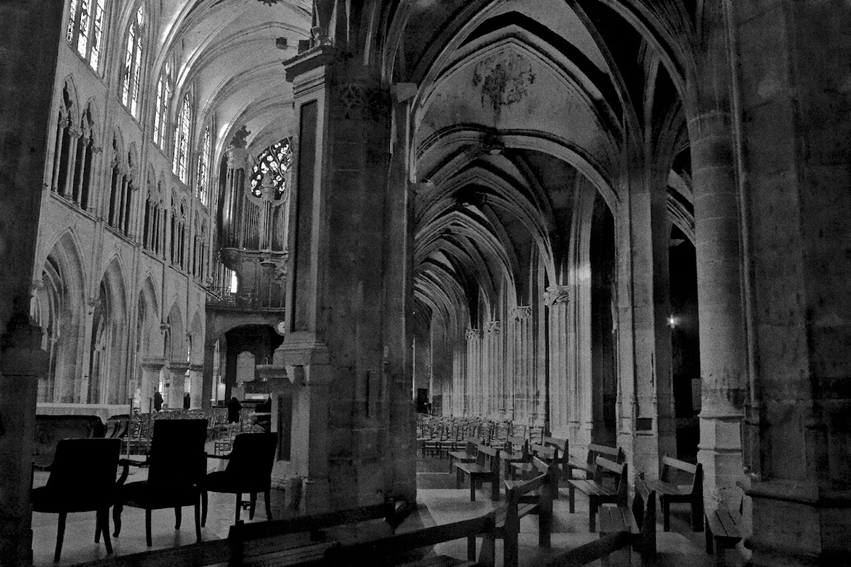 Paris Saint-Julien le Pauvre Saint-Séverin Saint-Germain de Prés Saint-Merry SAINT-GERMAIN L'AUXERROIS churches architecture