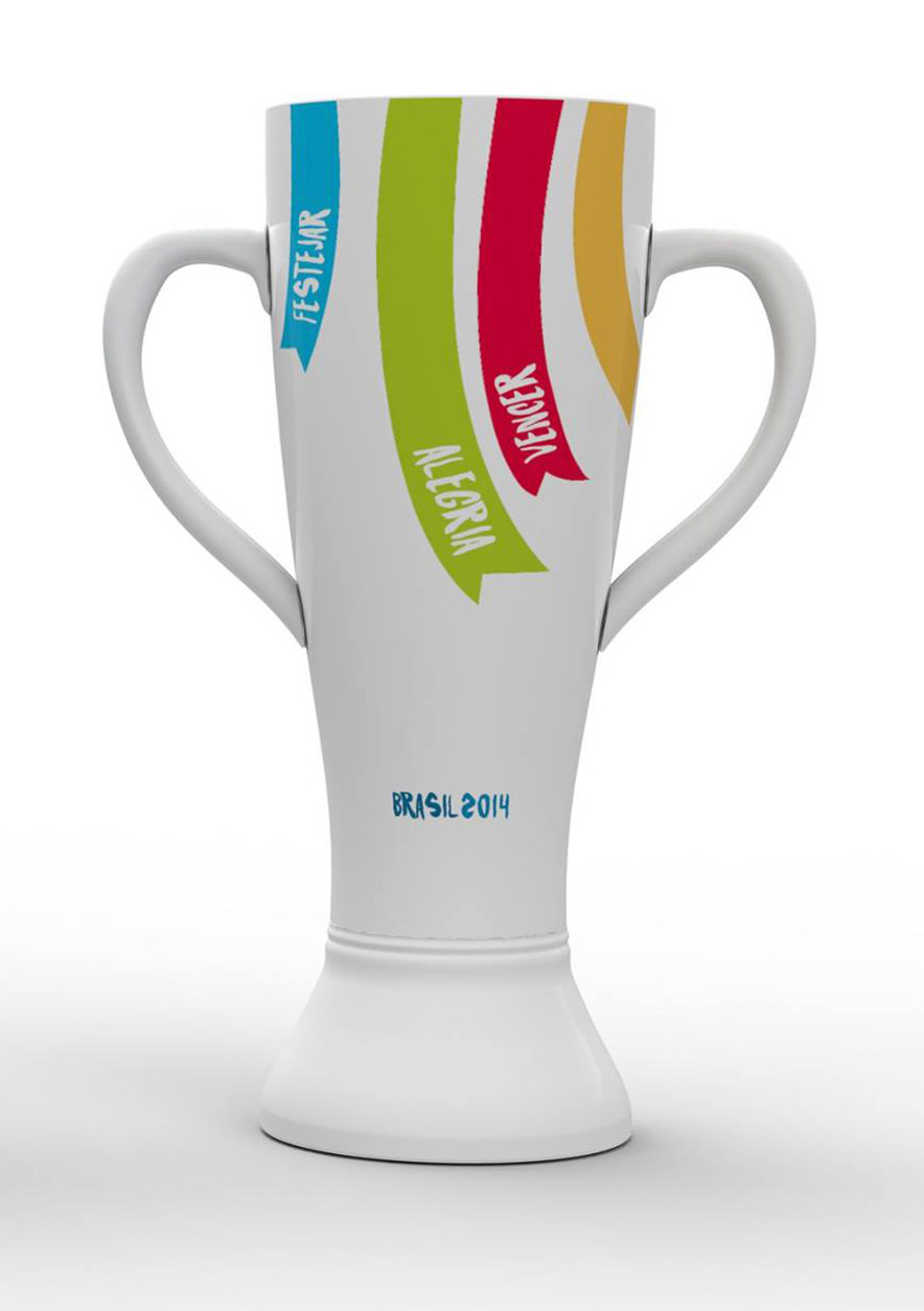 world cup Brasil 2014 mug beer winner