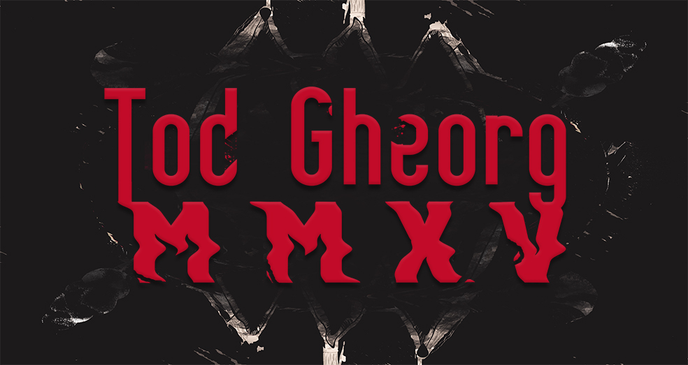Tod Gheorg ep Album mmxv Cover Art andonasty trimurti darkwave wave dark industrial