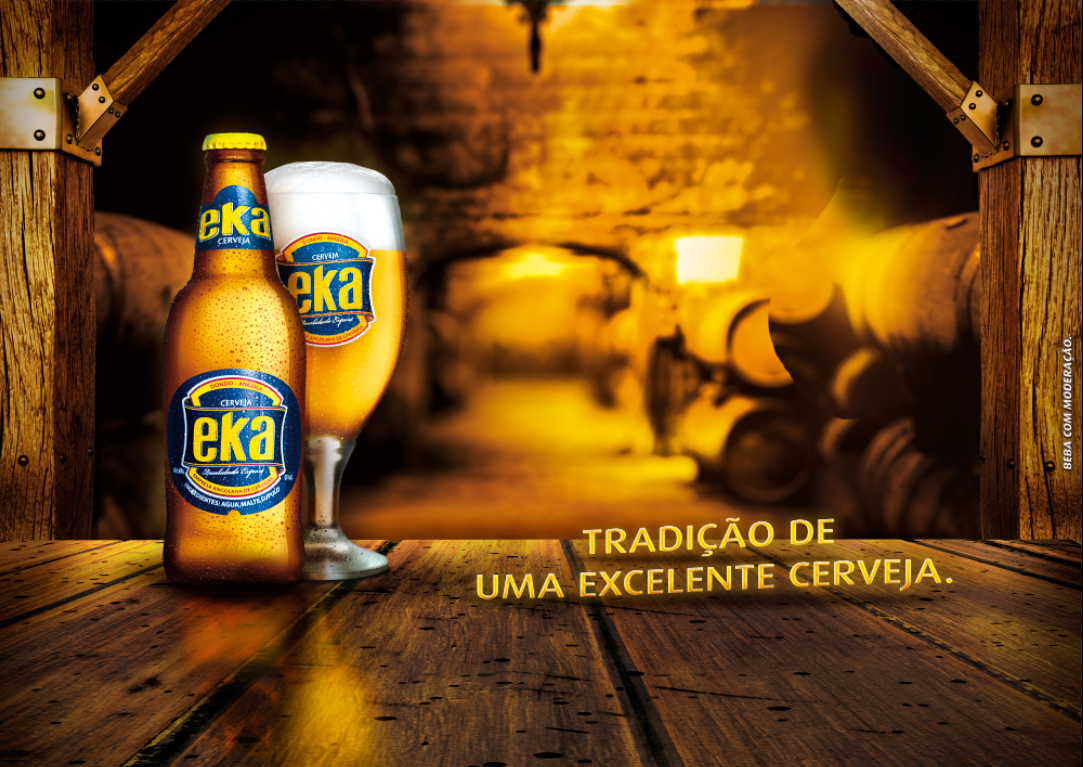 Cerveja EKA angola Cuca TBWA artur carvalho beer sagres angola cerveja cuca Luanda angolanos artdiretion copo africa