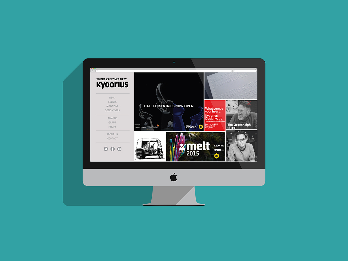Website Kyoorius design fest