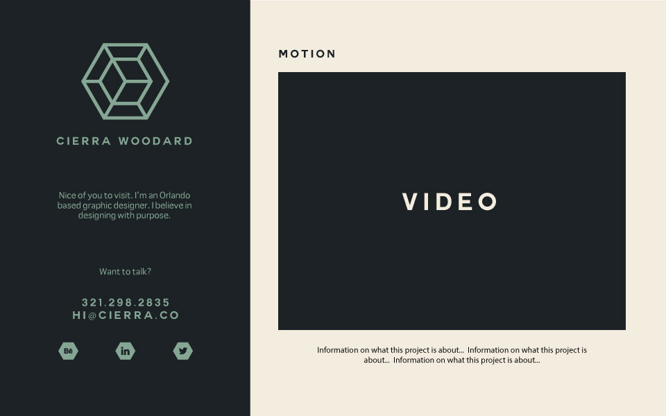 self brand promo Promotion logo clean 3D print motion Web identity final Project design designer