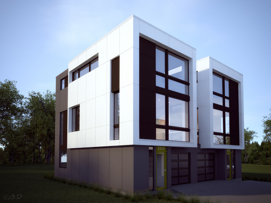 architect design house HOUSE DESIGN Archivis Architectural Visualisation 3D visualisation