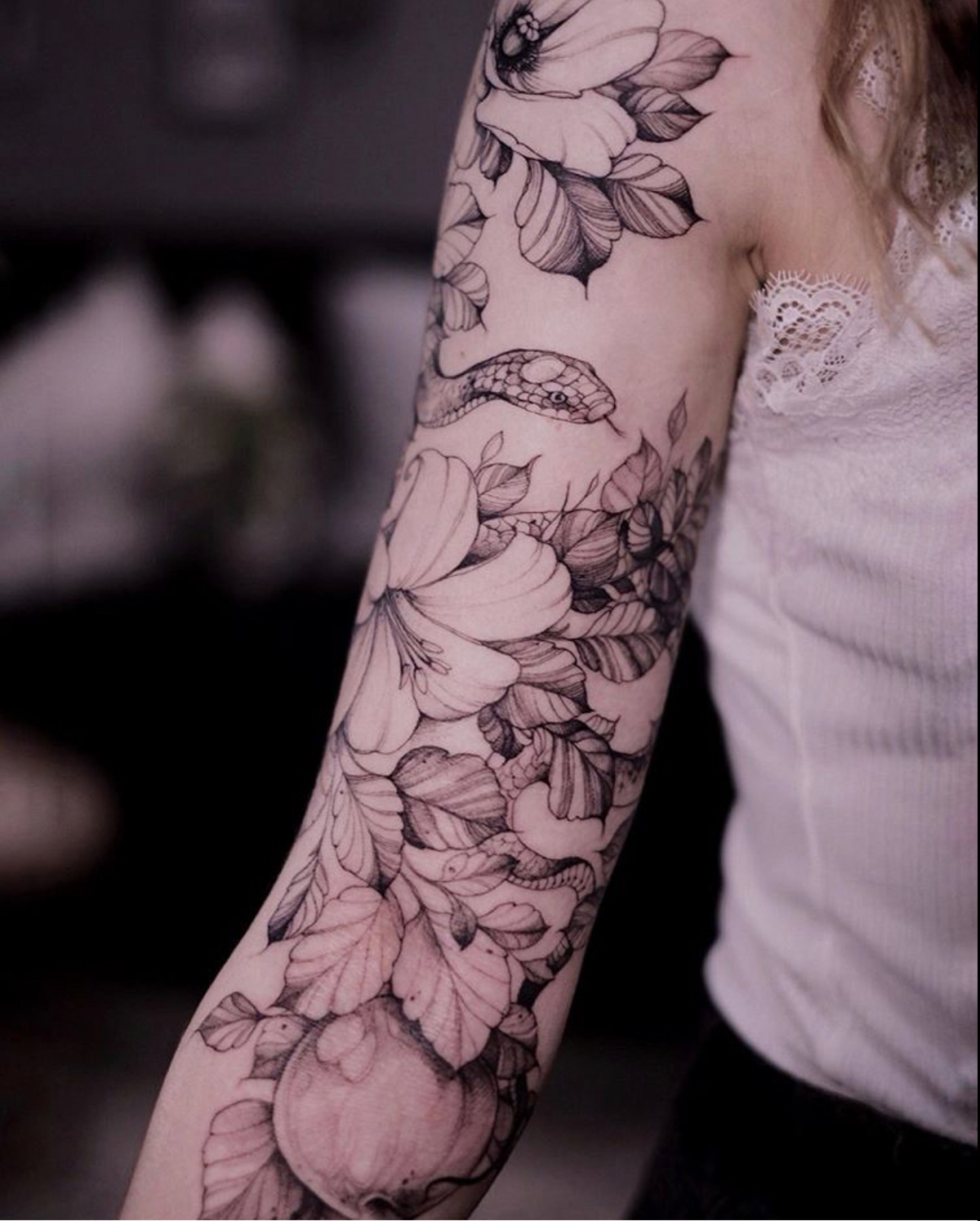  art body art fern Flowers inspiration tattoo Tattoo Art tattoo design tattoo flowers Tattoo Inspiration