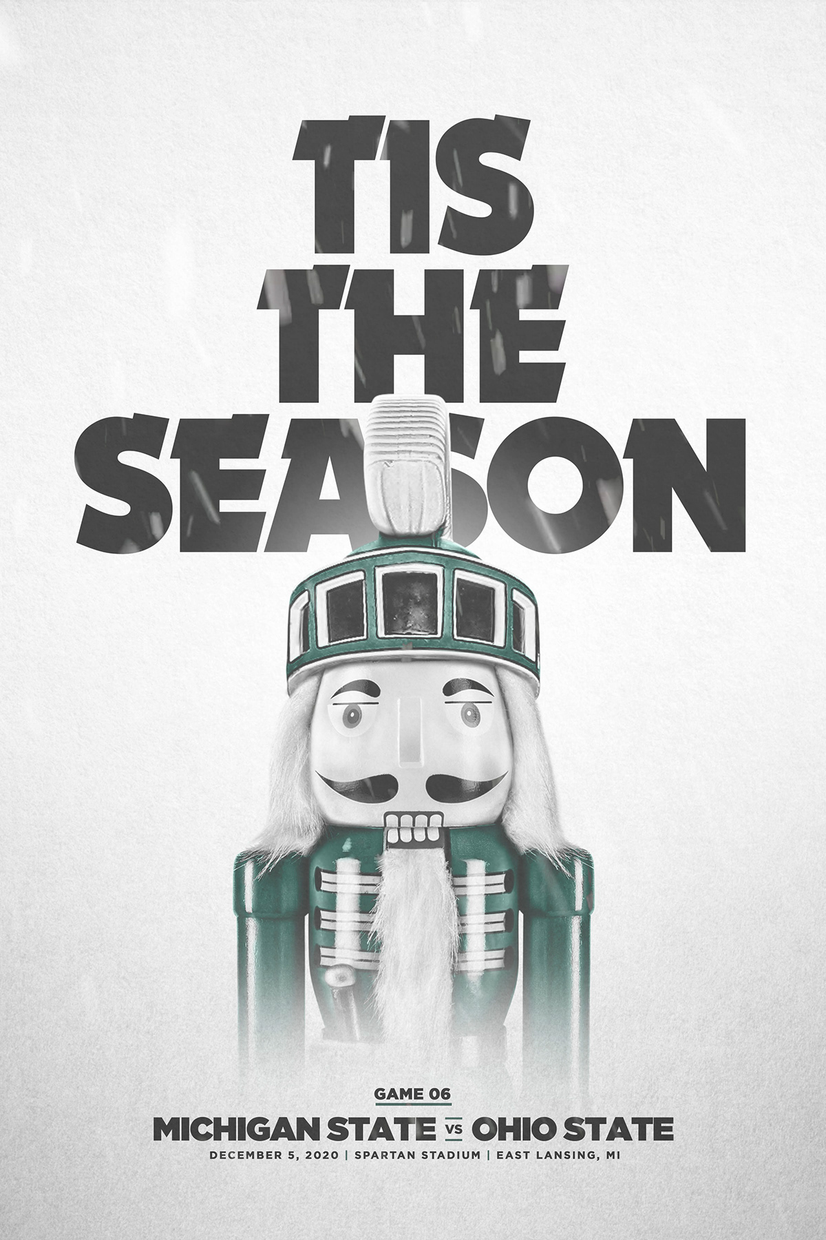 football GAMEDAY Michigan State posters spartans