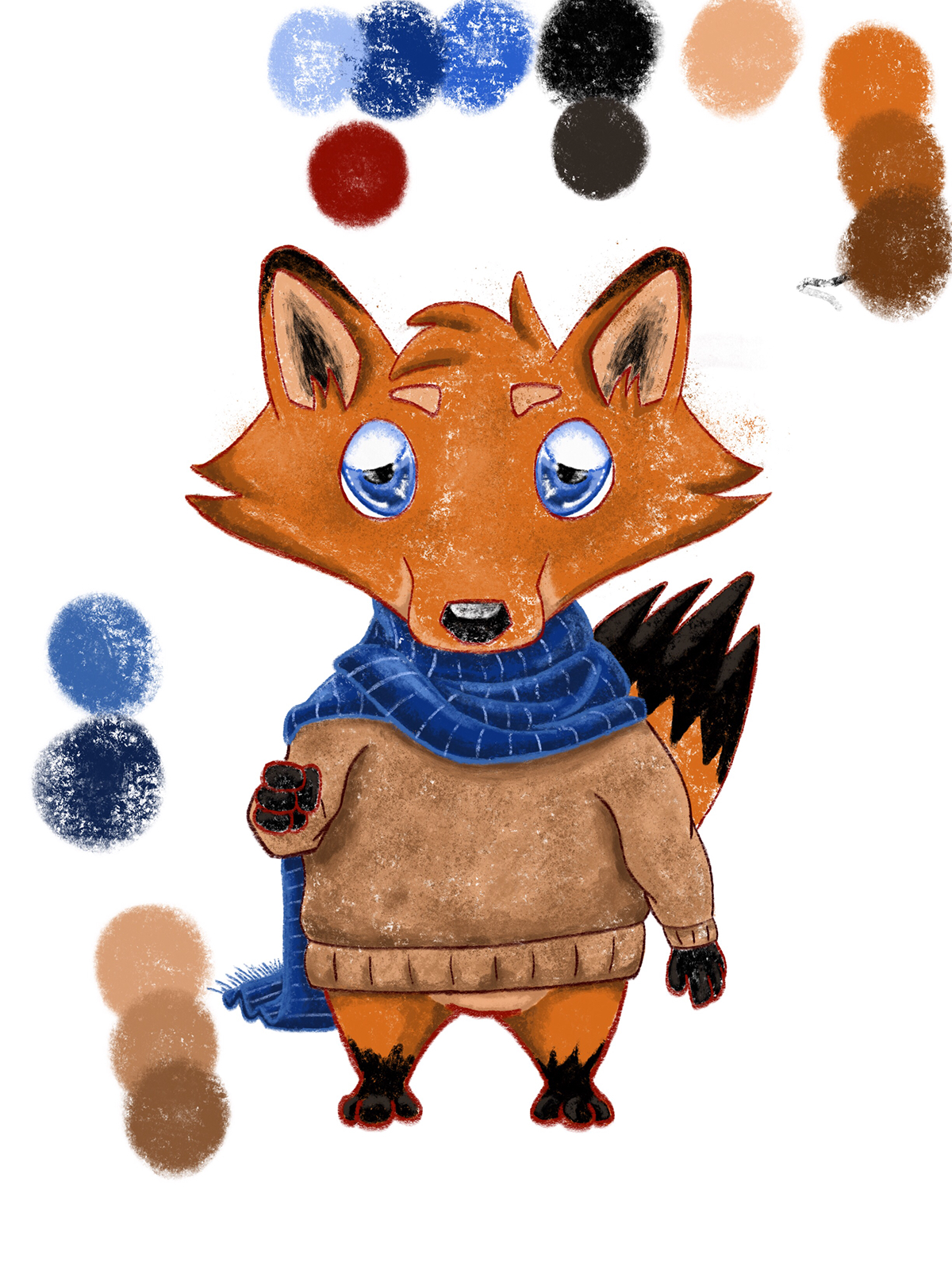 ilustración animación illustration animation fox zorro