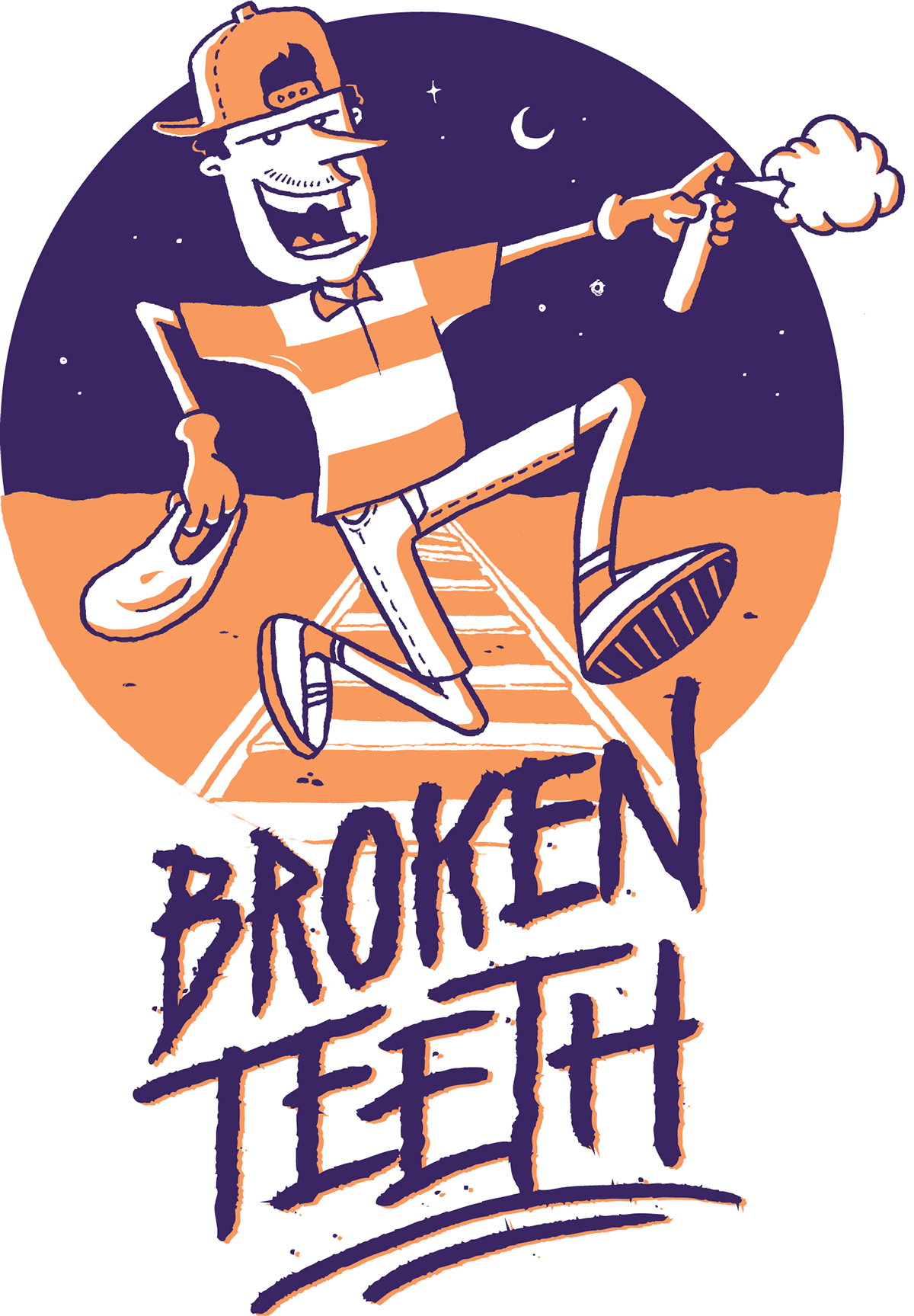 drao broken teeth tshirt camiseta serigrafia silkscreen Estampa