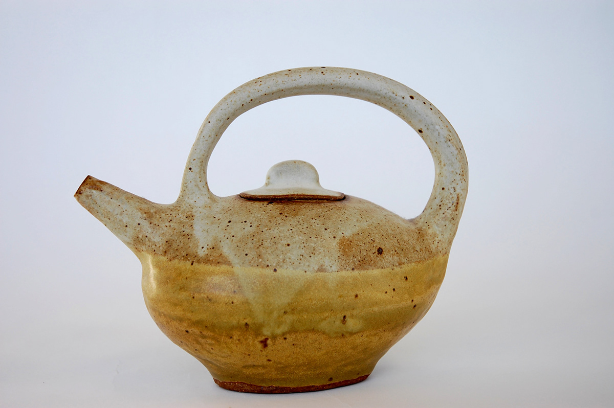Handbuilt Thrown Raku stoneware porcelain