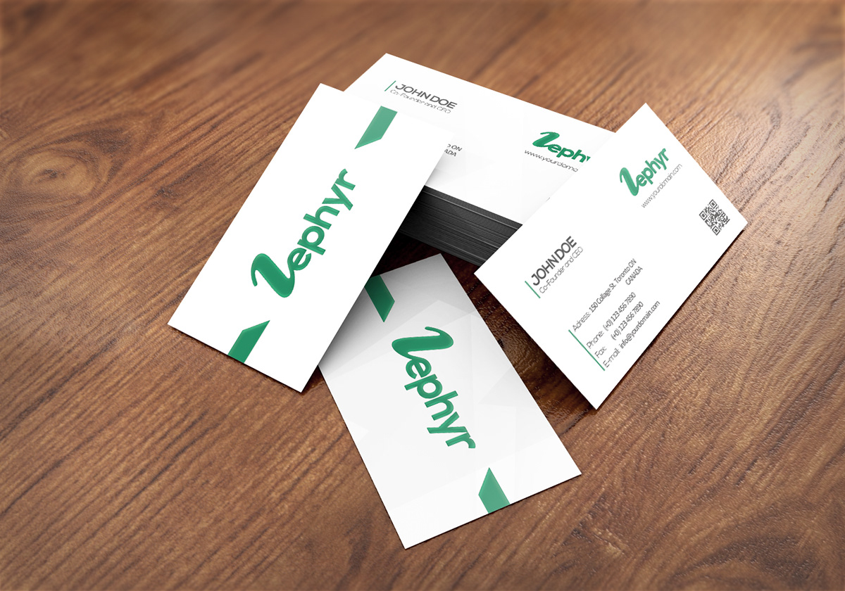 Zephyr Business Card design