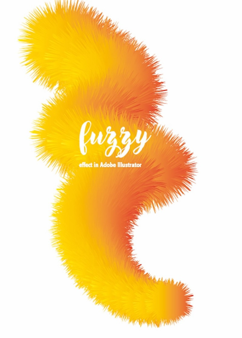adobe illustrator fluffy Fur fuzzy