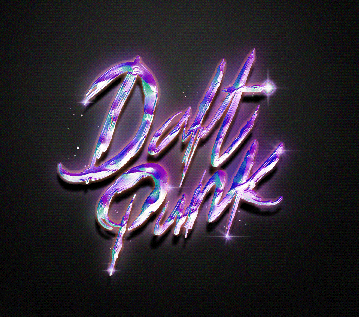 2020 Design 2021 design Collection daft punk experimental lettering typography   Digital Art  retro design Retro Futurism
