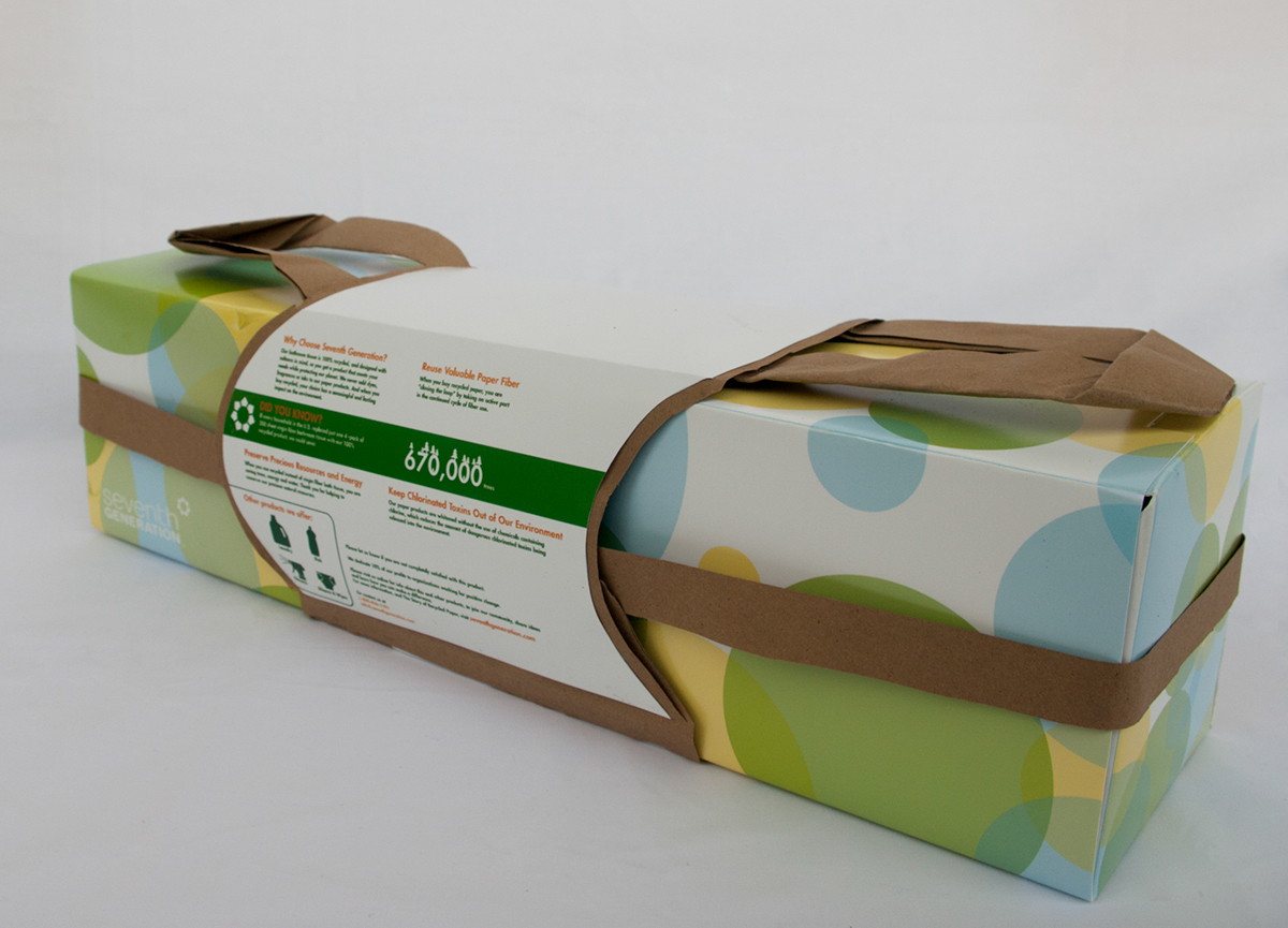 Seventh Generation  toilet paper  Bathroom Tissue  Packaging  recycled  carrier  paper