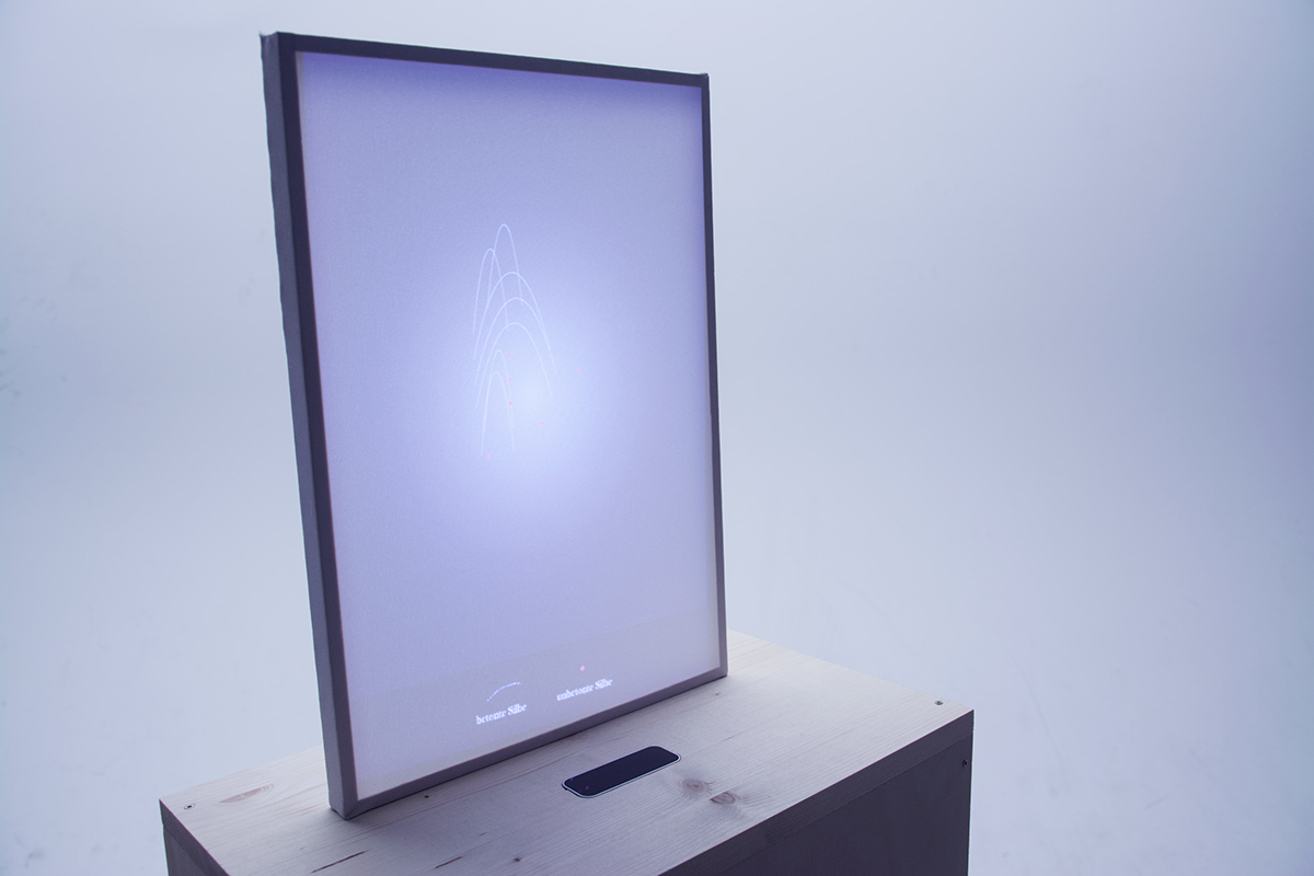 interactive poem leap motion processing