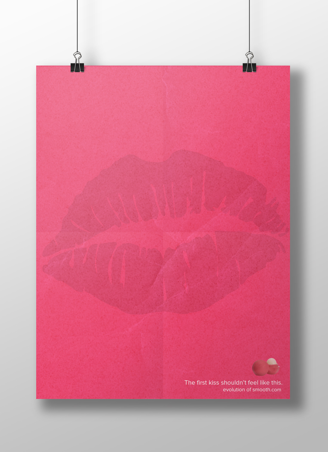 eos lip balm health and beauty ad Ambient print evolution of smooth smooth evolution
