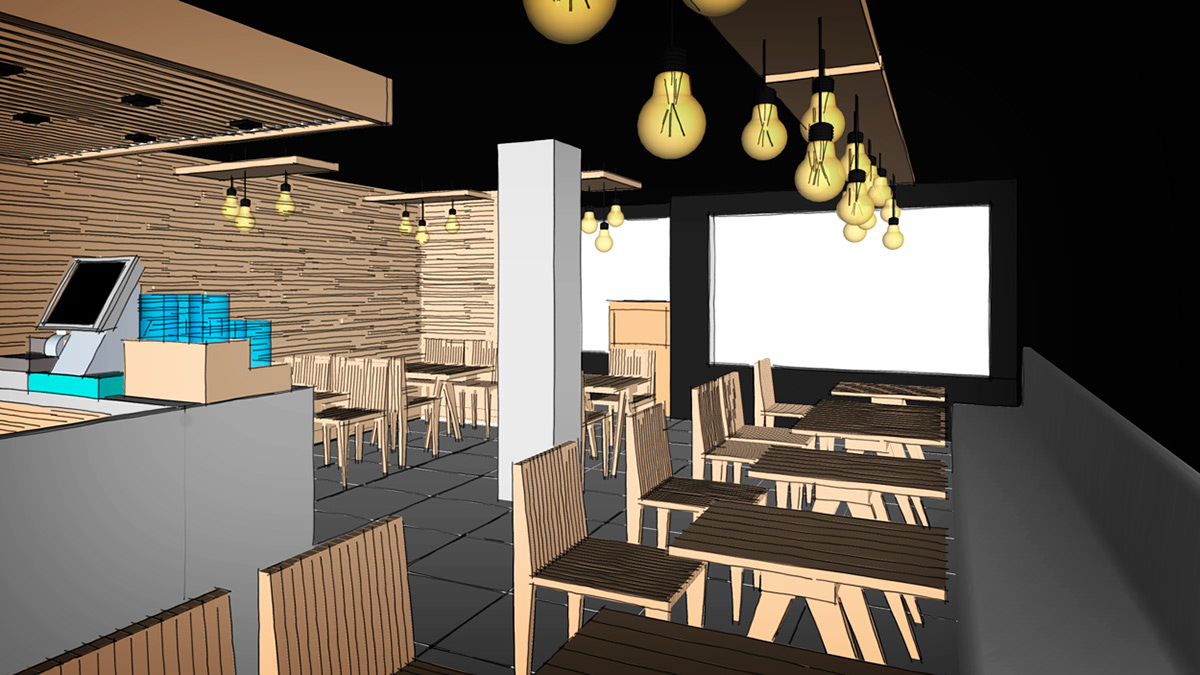 architecture Food  furniture interior design  Pasta recycled wood restaurant wood interior