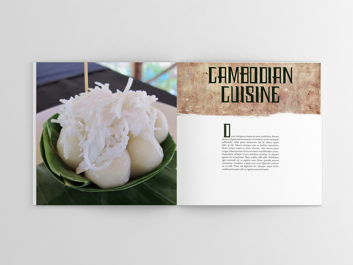 Cambodia Siem Reap angkor Booklet SCAD monks Bayon Food  Khmer Cambodian Food explore Travel
