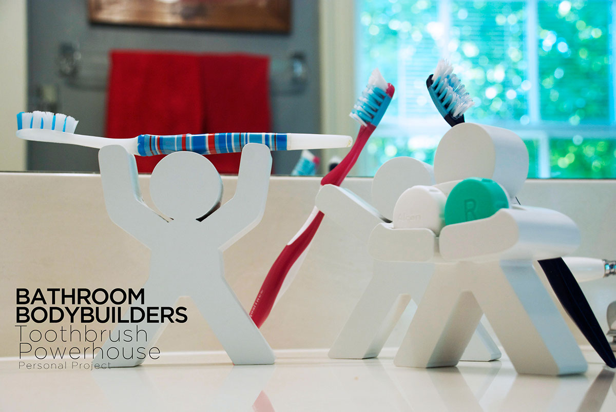 bathroom toothbrush Rapid Prototyping 3D Printer home houseware simple Original White bath