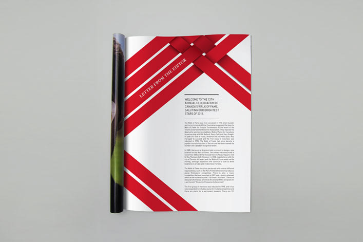 identity  stationery  visual identity  red  canada  Canadian  business cards  letterhead  Magazine   editorial  spreads  system  integrated system