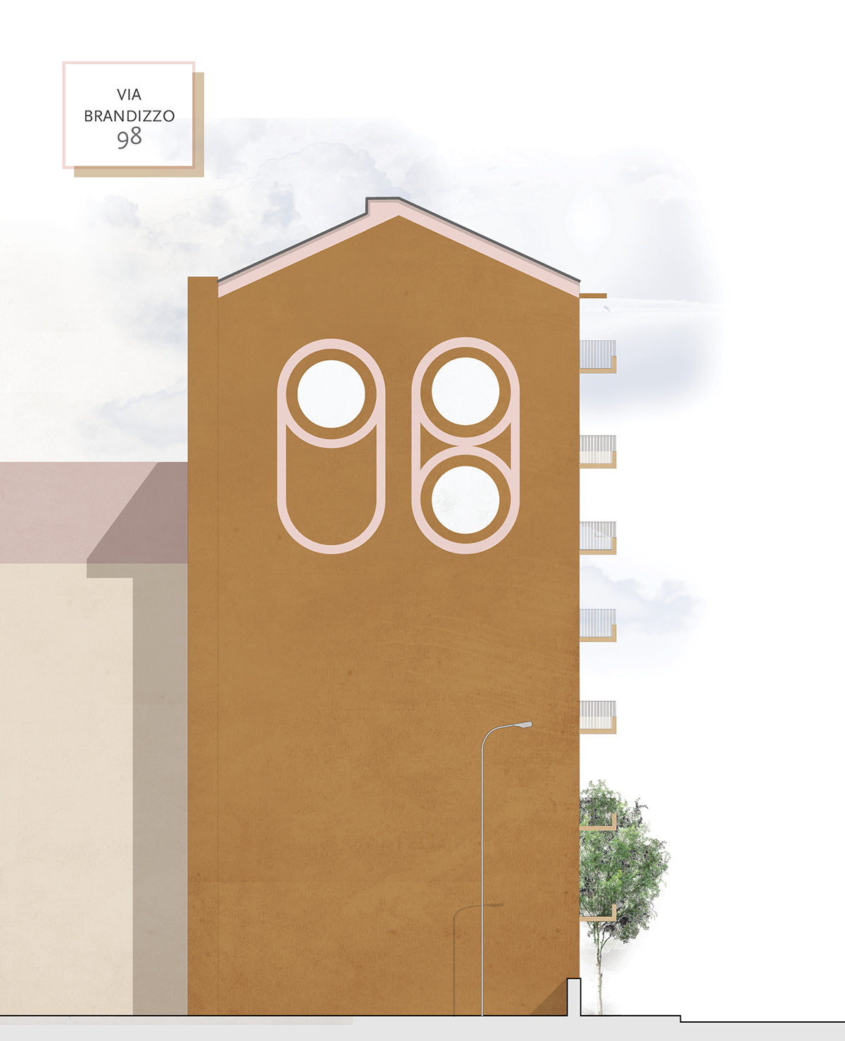 barriera di milano torino numbers identity pattern geometry B.art Facciate facades facade reuse