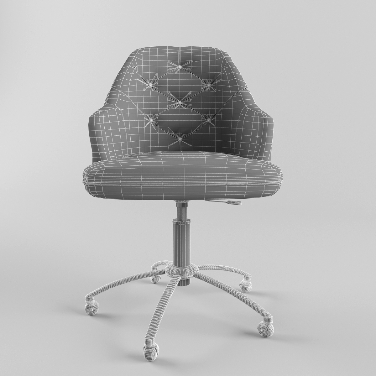 Tufted Desk Chair on Behance