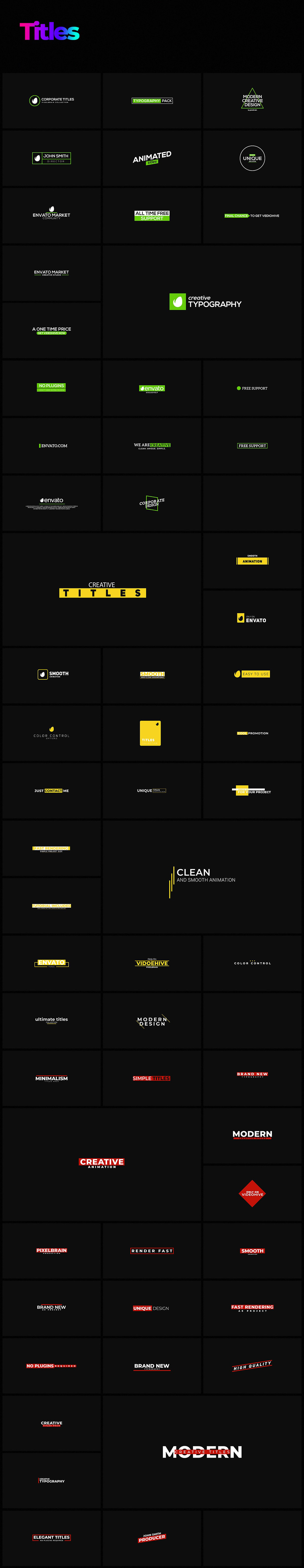 animation  backgrounds bundle corporate titles kinetic Lower Thirds Pack presentation shapes social