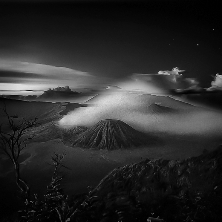 mountain highland volcanoes Active surreal DAWN Ring of Fire indonesia tectonic plates mist fog Nature beauty solitude ethereal mystery Mystic sacred grand above abode Dwell