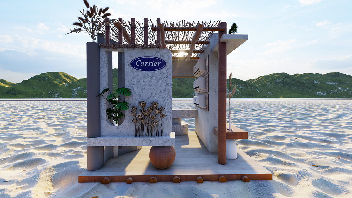 #Carrier #Carrier Summer Booth #hacienda #Summer Booth