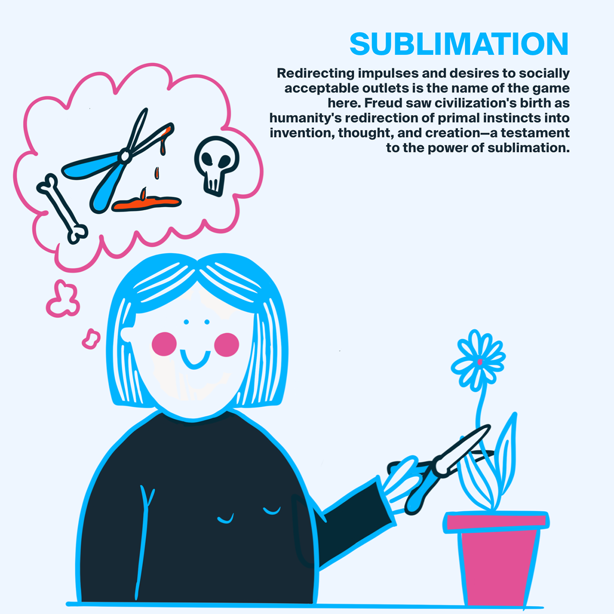 Character design  digital illustration concept art Procreate psychology mental health Collaboration Instagram Post illustrations Digital Art 