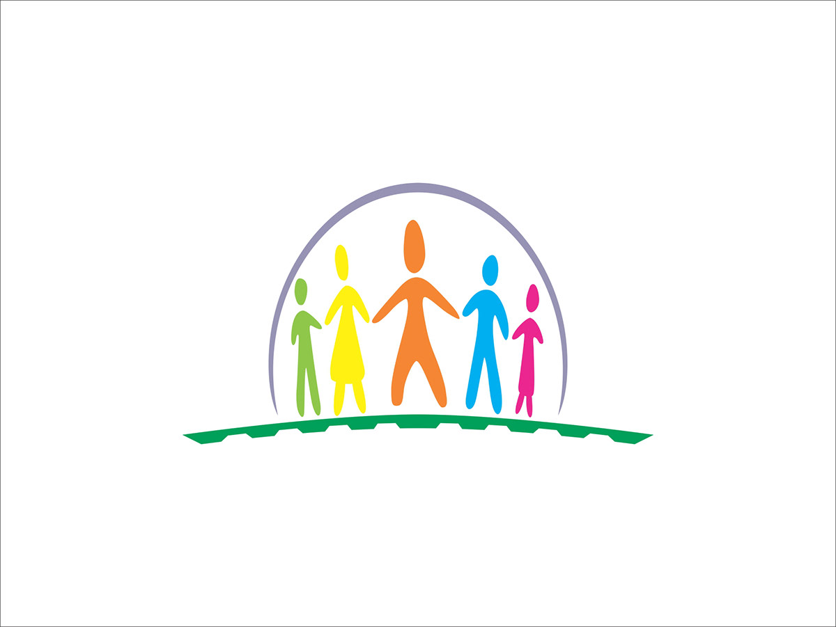 Logo Design Social organization concept
