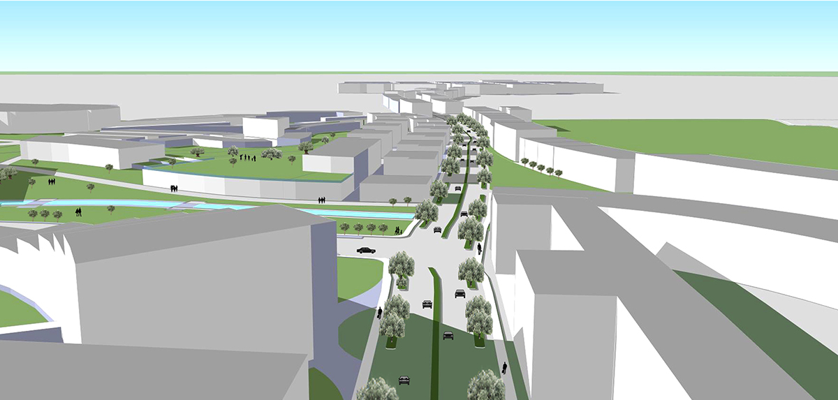 Urban Design Town Planning Urban SketchUP masterplanning Urban Regeneration Landscape public space panathinaikos stadium